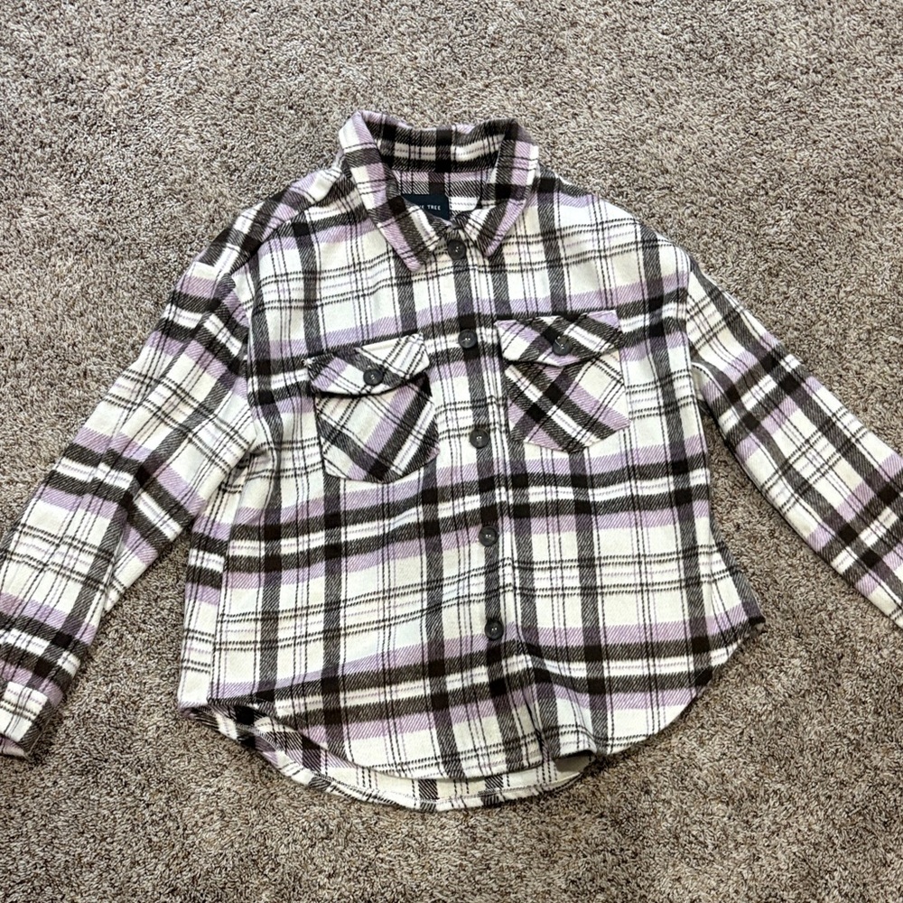 Women’s Plaid Shacket – Size Large